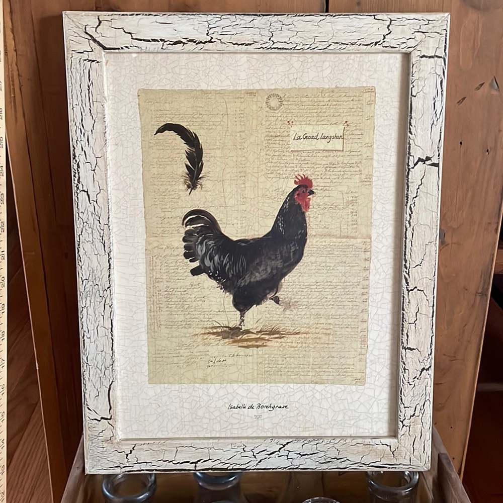 Rooster print